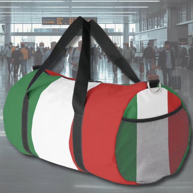 Sac De Sport Flag of Italy Duffle Bag (Flag of Italy Duffle Bag for Gym or Italian Travel)