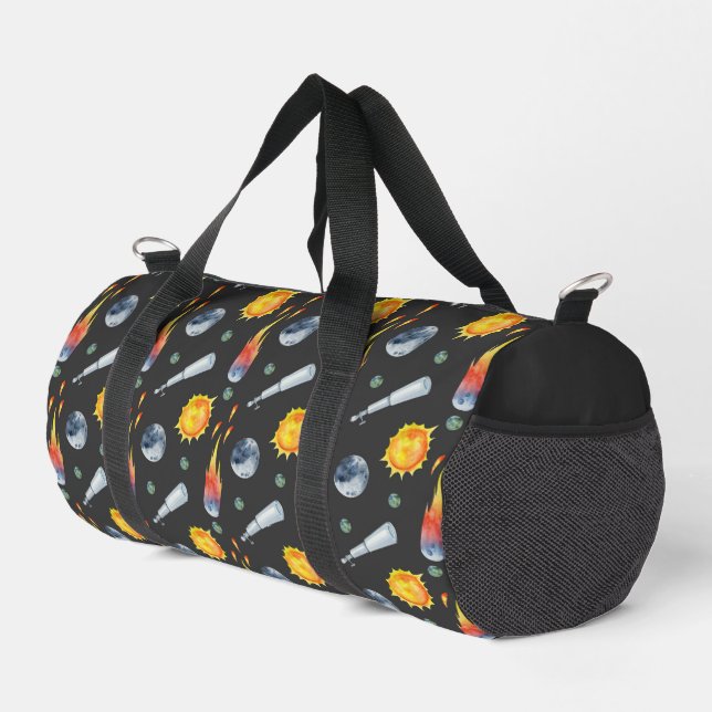 Sac De Sport Flames Sun Moon et télescope (Coin droit)