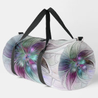 Fleur Abstraite colorée Art moderne floral fractal