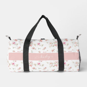Sac De Sport Fleur Aquarelle rose doux