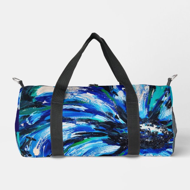 Sac De Sport Fleur bleue (Recto)