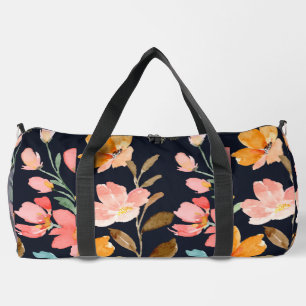 Sac De Sport Fleur d'aquarelle moderne et élégant
