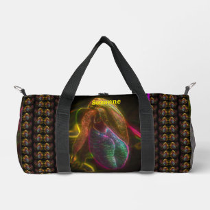 Sac De Sport Fleur d'art de sabot de dame fantaisie personnalis