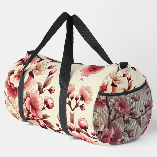 Sac De Sport Fleur de Cerisier (Coin droit)