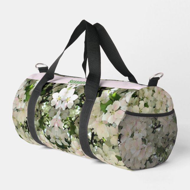 Sac De Sport Fleur de crabe printanière fleurs personnalisées (Coin droit)