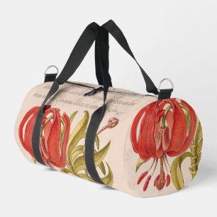 Sac De Sport Fleur de grenade, Fruit et Rhinoceros Beetle