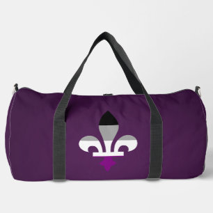 Sac De Sport Fleur-de-lis de fierté de l'aséxualité