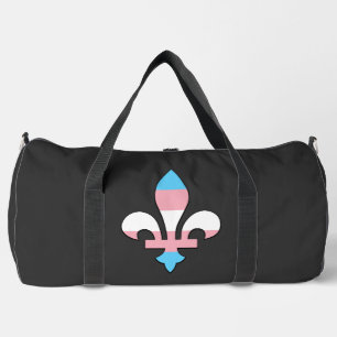 Sac De Sport Fleur-de-lis de fierté transgenre