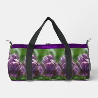 Fleur de tulipe violette personnalisée