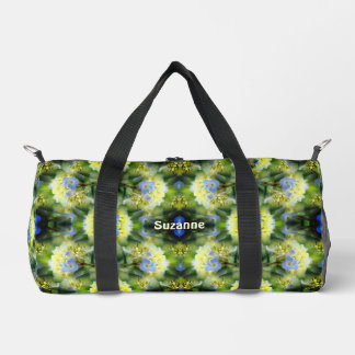 Sac De Sport Fleur d'Hydrangea Bleue Personnalisée