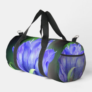 Sac De Sport Fleur Gentienne Bleue
