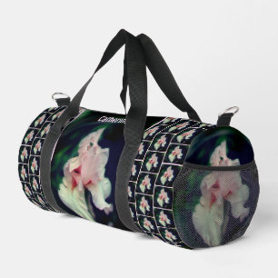 Sac De Sport Fleur Iris Rose Art Abstrait Personnalisé