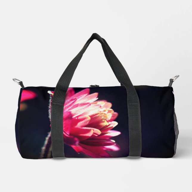 Sac De Sport Fleur rouge en lumière du soleil (Recto)