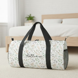 Sac De Sport Fleur Sauvage Bohème Personnalisée
