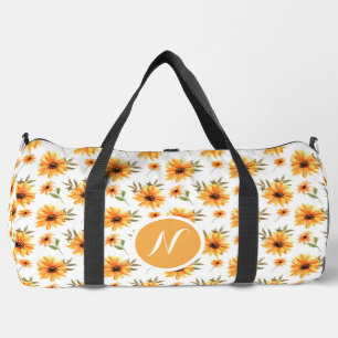 Sac De Sport Fleur sauvage de tournesol Boho personnalisé