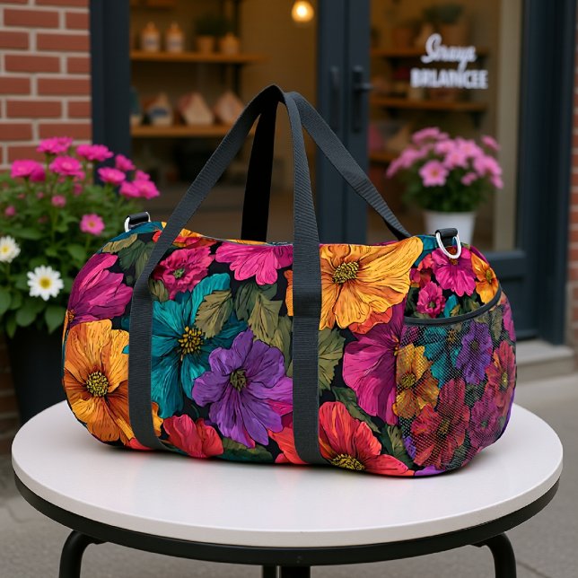 Sac De Sport Fleur Vibrante en Fleur (Créateur téléchargé)