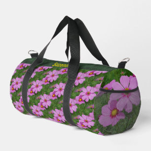 Sac De Sport Fleurs Cosmos Rose Motif Personnalisé