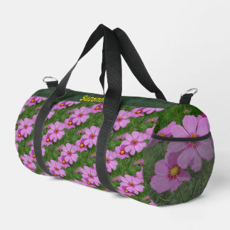 Sac De Sport Fleurs Cosmos Rose Motif Personnalisé