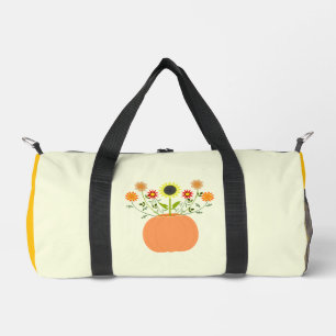 Sac De Sport Fleurs d'action de grâce en Citrouille