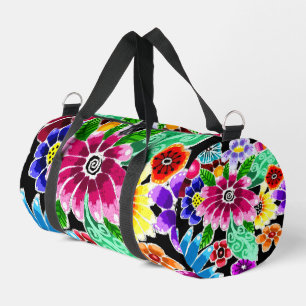 Sac De Sport Fleurs d'art folklorique génoise multicolore