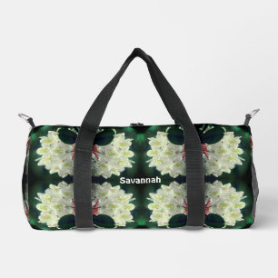 Sac De Sport Fleurs d'Azalée Blanches Personnalisées