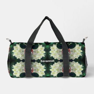 Sac De Sport Fleurs d'Azalée Blanches Personnalisées
