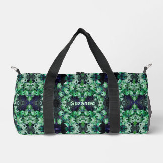 Sac De Sport Fleurs de marguerite africaines vertes Abstraites 