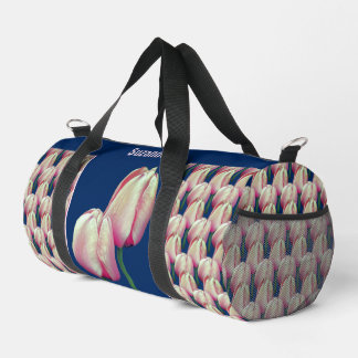 Sac De Sport Fleurs de tulipes roses personnalisées