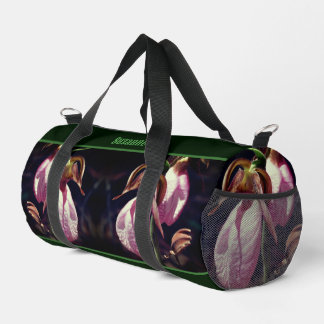 Sac De Sport Fleurs d'orchidées de chlipper de dame sauvage per