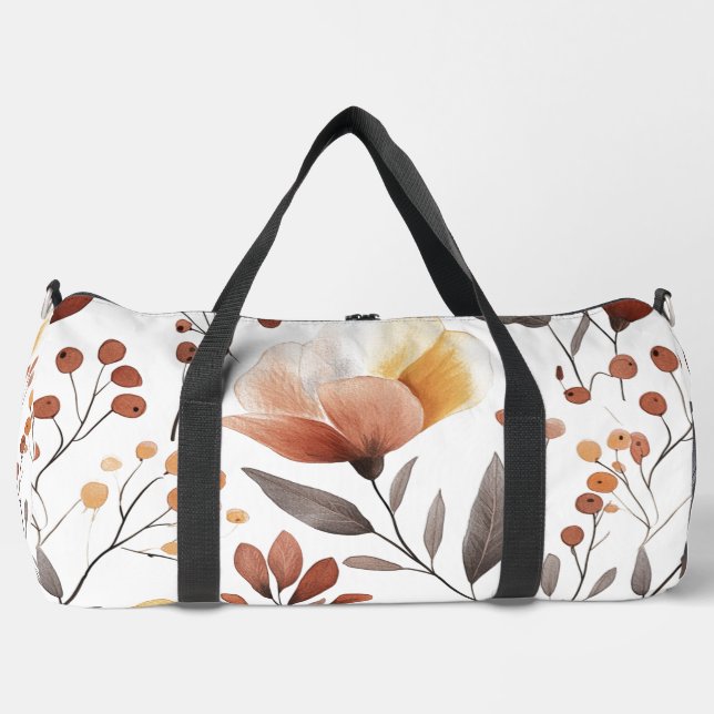 Sac De Sport Fleurs Floral Pattern Sublimation-95653 (Recto)