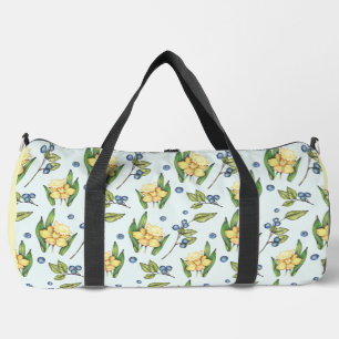 Sac De Sport Fleurs jaunes et bleuets