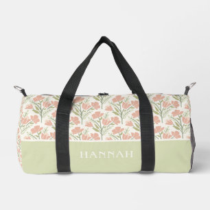 Sac De Sport Fleurs Monogrammes Sérènes Neutres