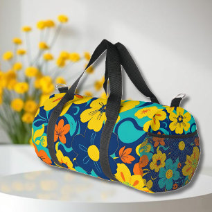 Sac De Sport Fleurs Rush Colorées-Dopamine Style-Retro