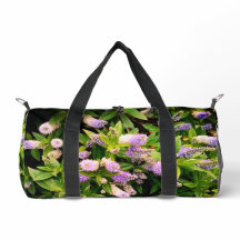 Fleurs violettes et blanches