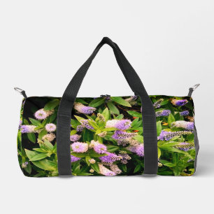 Sac De Sport Fleurs violettes et blanches