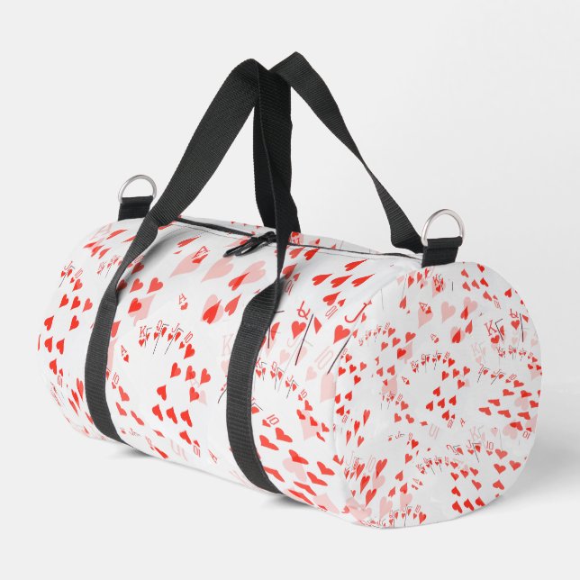Sac De Sport Flush Royal Cœur Dispersé, (Coin gauche)