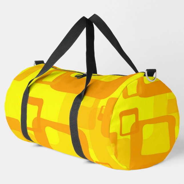 Sac De Sport Flux de soleil vibrant - Formes d'art abstrait mod (Coin gauche)