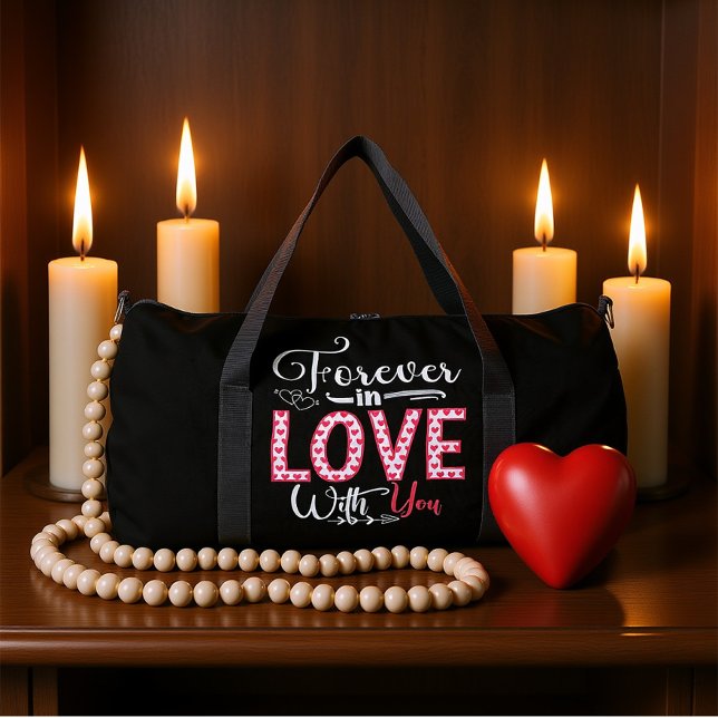 SAC DE SPORT FOREVER IN LOVE WITH YOU (Créateur téléchargé)