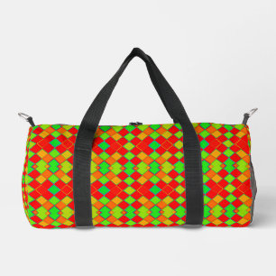 Sac De Sport Formes de diamants lumineux et colorés sur