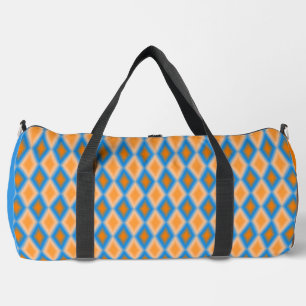 Sac De Sport Formes de losange bleu orange dégradé