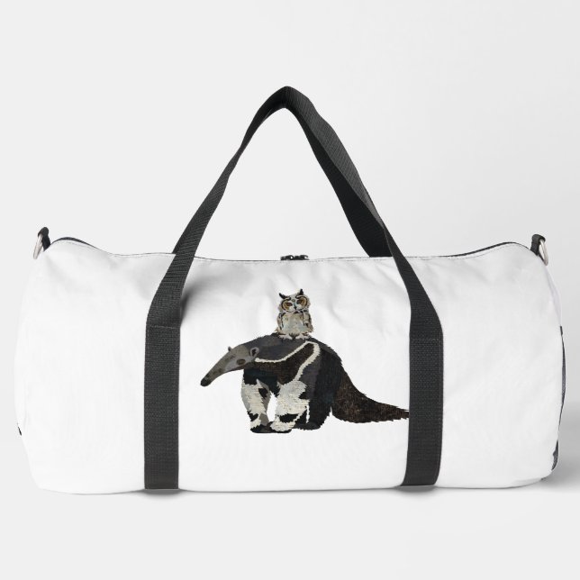 SAC DE SPORT FOURMILIER & HIBOU (Recto)