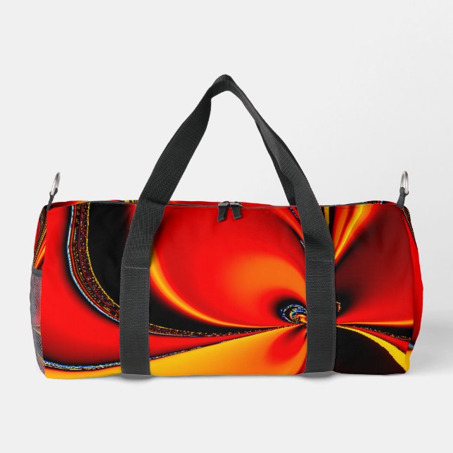 Sac De Sport Fractale Orange Fury  (Verso)
