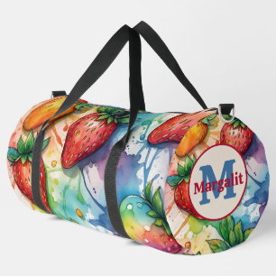 Sac De Sport Fraises Colorées Arc-en-ciel Fraise