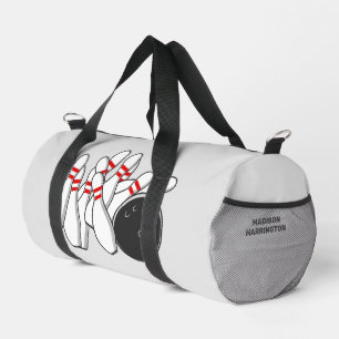 Sac De Sport Frappe Bowling Nom Personnalisé