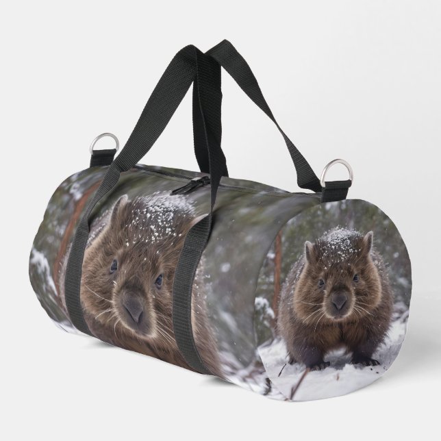Sac De Sport Frown gelé : une histoire de wombat, (Coin gauche)