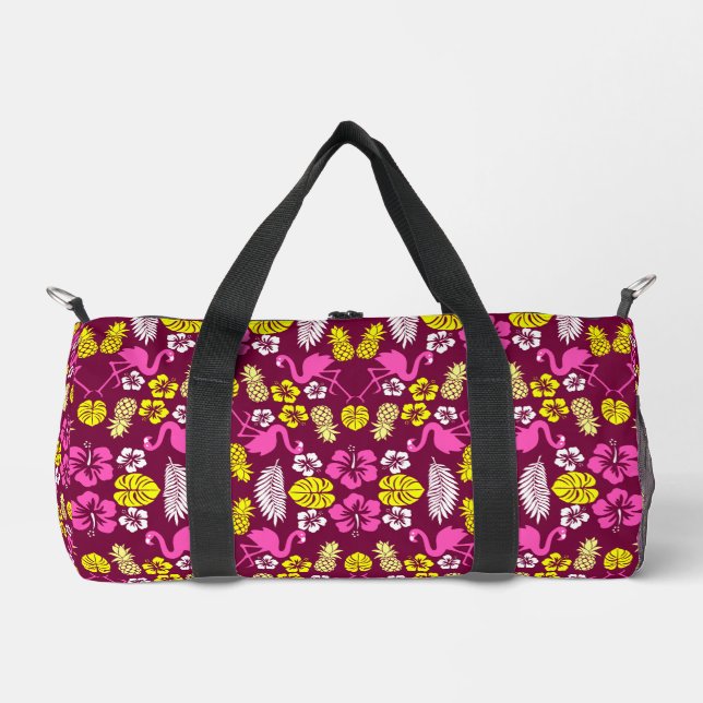 Sac De Sport Fruit tropical floral (Recto)