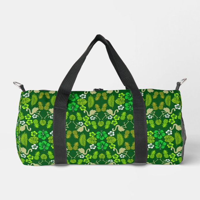 Sac De Sport Fruit tropical floral (Recto)