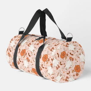 Sac De Sport Fun Retro Ghost & Jack-O-Lantern Motif
