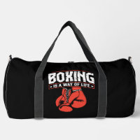 Gants rouges de style de vie de boxe