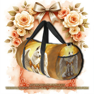 Sac De Sport Gardien de l'Aube – Le Loup à l'Aile Blanche. 